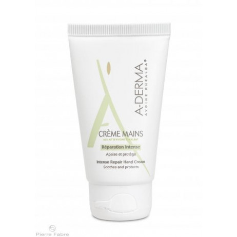 A-DERMA crème mains réparation intense 50g