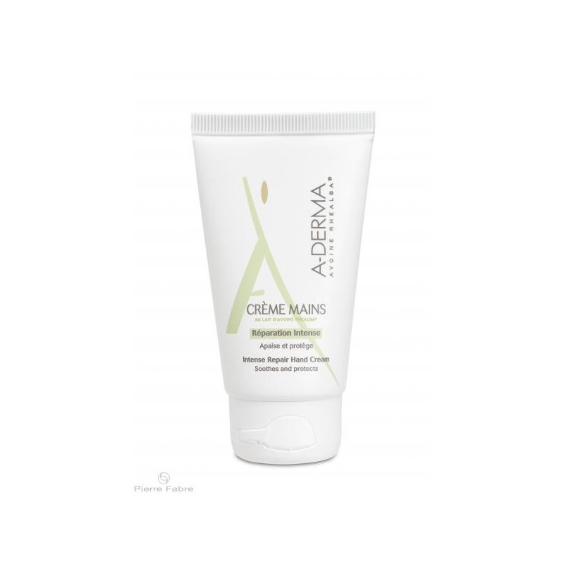 A-DERMA crème mains réparation intense 50g A-DERMA crème mains réparation intense 50g