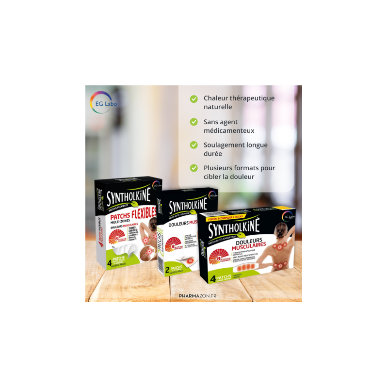 SYNTHOLKINE Patchs chauffants SYNTHOLKINE Patchs chauffants