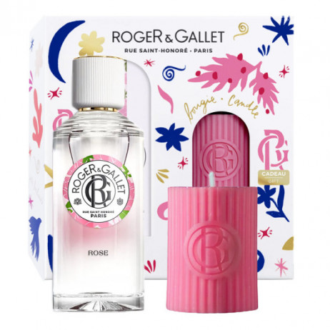 ROGER & GALLET Coffret Eau Parfumée Bienfaisante + Bougie OFFERTE