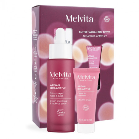 MELVITA Coffret Argan Bio-Active Sérum 30ml + Crème Lift 15ml OFFERT