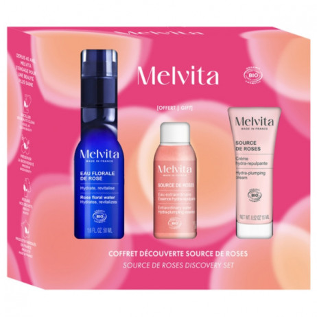 MELVITA Coffret Découverte Source de Roses