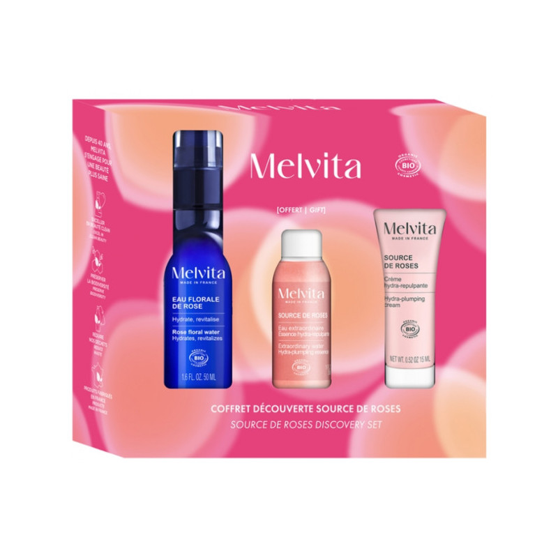 MELVITA Coffret Découverte Source de Roses MELVITA Coffret Découverte Source de Roses