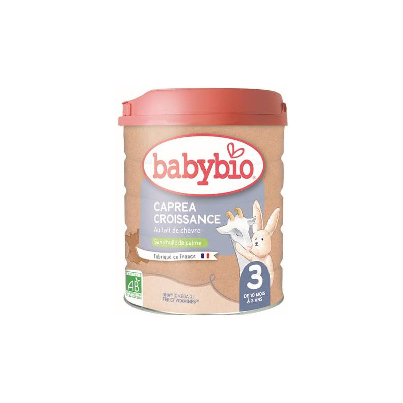 BABYBIO Caprea Croissance 3 Lait en Poudre au Lait de Chèvre 10mois-3ans 800g BABYBIO Caprea Croissance 3 Lait en Poudre au Lait de Chèvre 10mois-3ans 800g