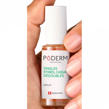 PODERM Sérum Ongles Striés, Cassants, Dédoublés 8ml