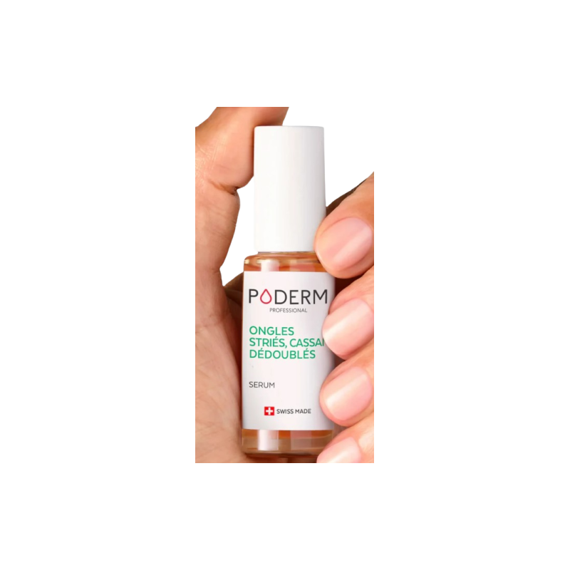 PODERM Sérum Ongles Striés, Cassants, Dédoublés 8ml