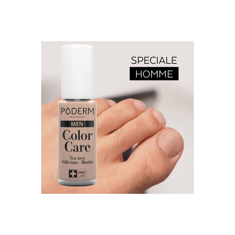 PODERM Vernis à Ongles Soin Color Care Men 8ml