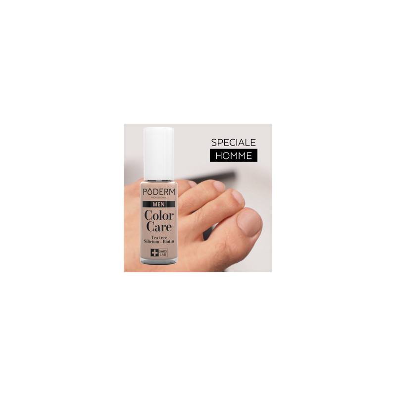 PODERM Vernis à Ongles Soin Color Care Men 8ml