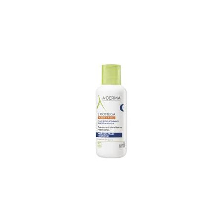 A-DERMA Exomega Control Crème Emolliente Réparatrice Anti-Grattage Nocturne