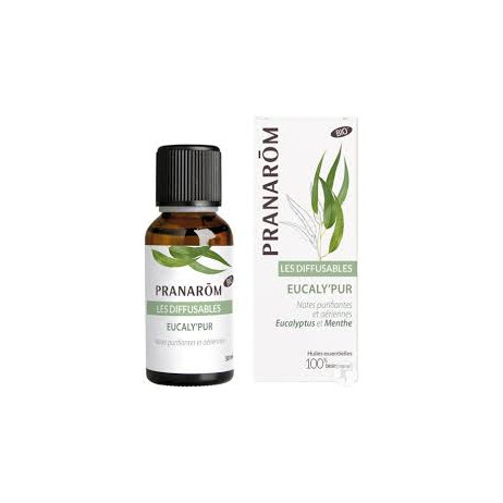PRANAROM Les Diffusables BIO Eucaly'Pur Eucalyptus et Menthe 30ml