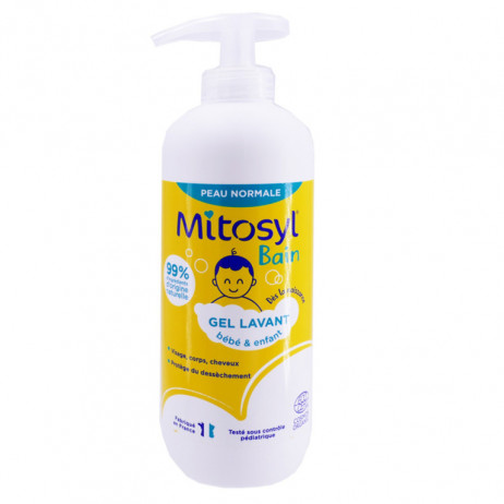 MITOSYL Bain Gel Lavant Bébé & Enfant 490ml