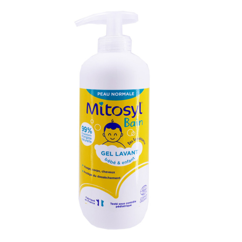 MITOSYL Bain Gel Lavant Bébé & Enfant 490ml