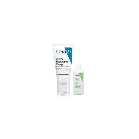 CERAVE Crème Hydratante Visage PM 52ml + Crème Lavante Hydratante 20ml OFFERTE