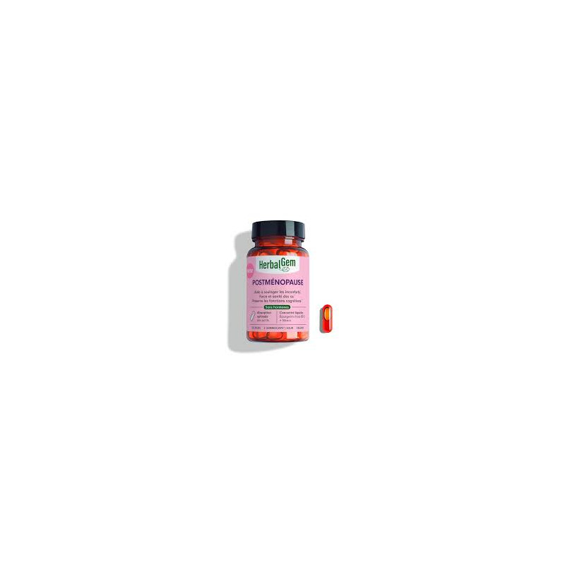 HERBALGEM Postménopause 30 Capsules Sans Hormones