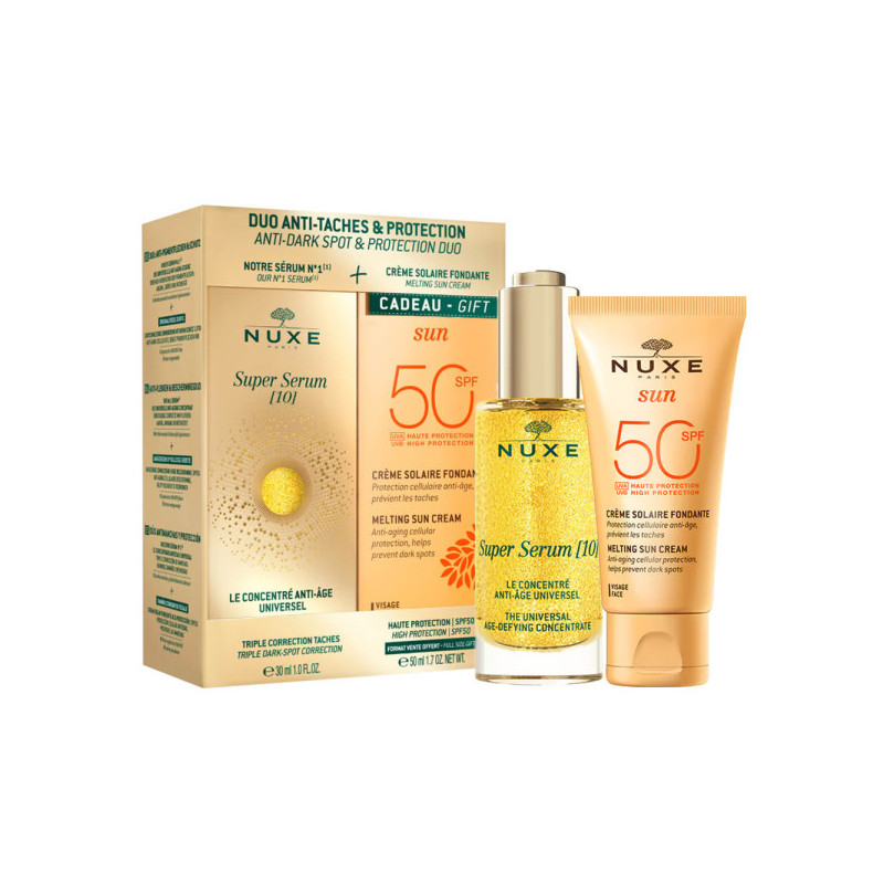 NUXE Duo Anti-Tâches & Protaction Super Sérum [10]30ml+Crème solaire SPF50 50ml OFFERT