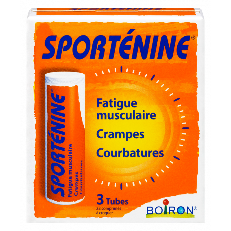 BOIRON Sporténine 3 Tubes 33 Comprimés à Croquer