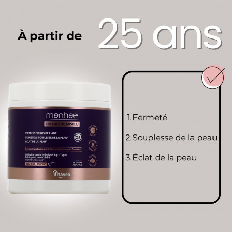 MANHAE Collagène Absolu 200g Goût Chocolat
