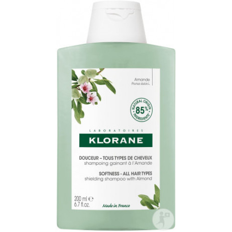 KLORANE Amande Shampoing Gainant Tous Types de Cheveux