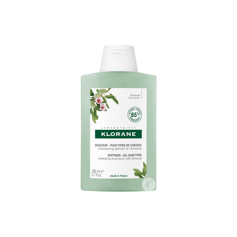 KLORANE Amande Shampoing Gainant Tous Types de Cheveux