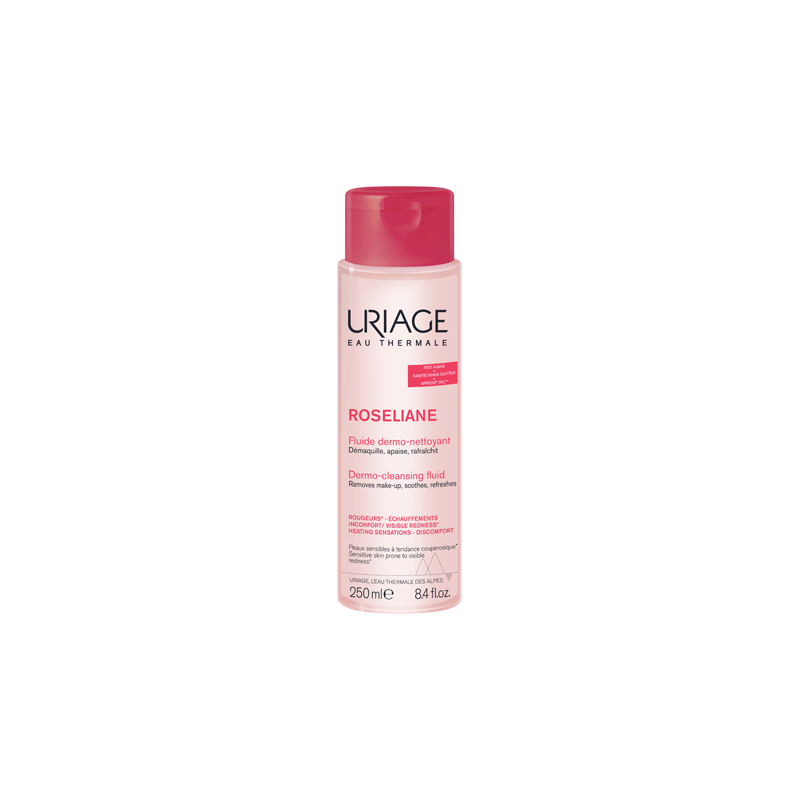 URIAGE Roséliane Fluide Dermo-Nettoyant 250ml