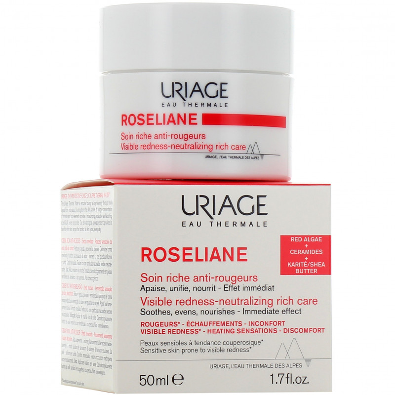 URIAGE Roséliane Soin Riche Anti-Rougeurs 50ml URIAGE Roséliane Soin Riche Anti-Rougeurs 50ml