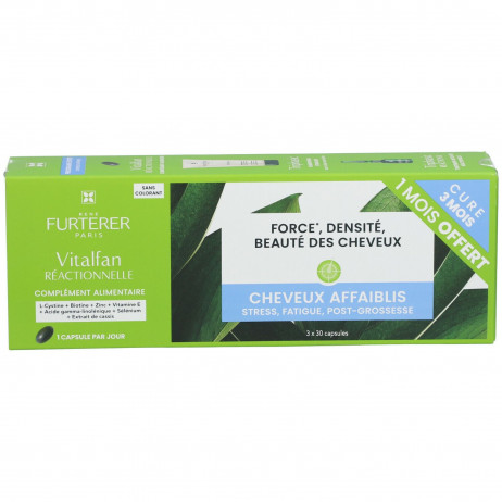 RENE FURTERER Vitalfan Antichute Réactionnelle 3x30 Capsules