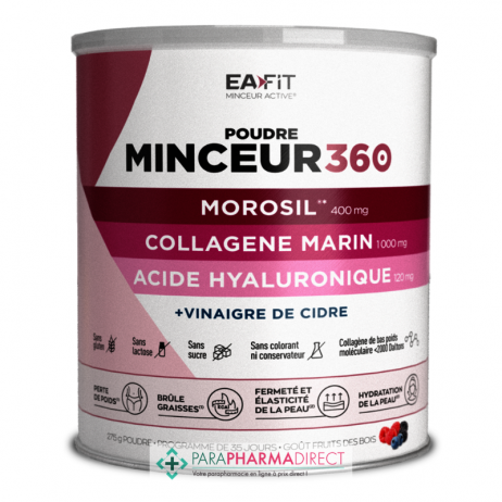 EAFIT Poudre Minceur 360 Goût Fruits des Bois 275g