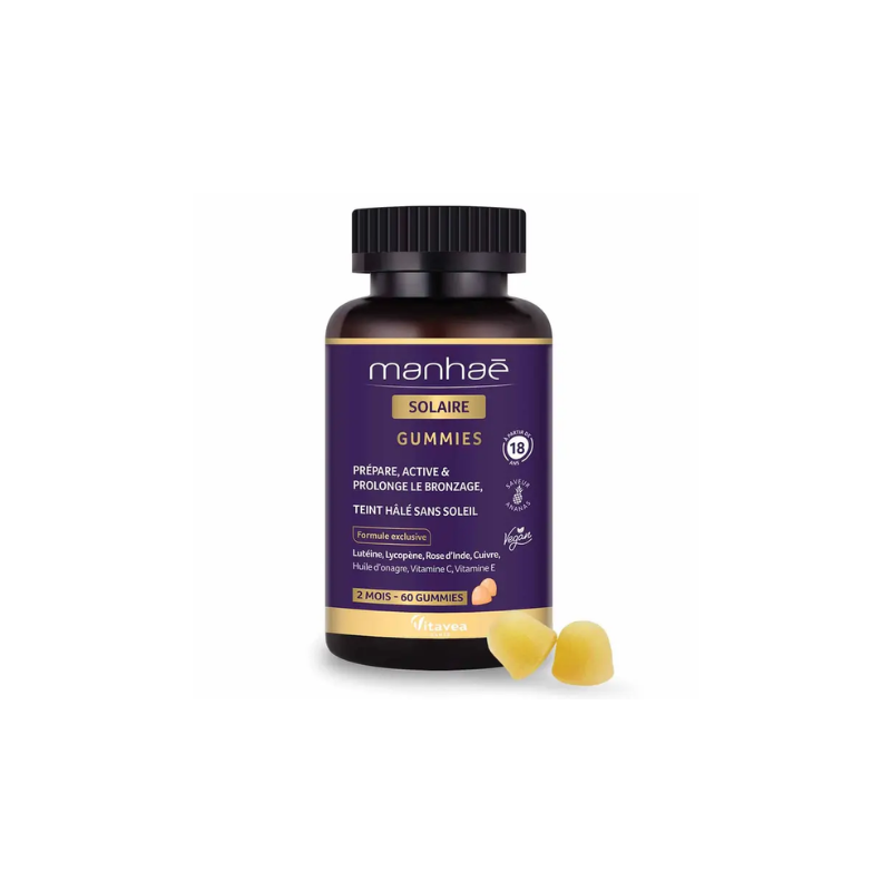 MANHAE Solaire Gummies Programme 2 Mois 60 Gummies MANHAE Solaire Gummies Programme 2 Mois 60 Gummies