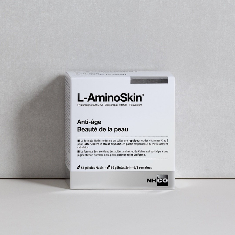 NHCO L-AminoSkin Anti-Age & Beauté de la Peau 2x56 Gélules NHCO L-AminoSkin Anti-Age & Beauté de la Peau 2x56 Gélules