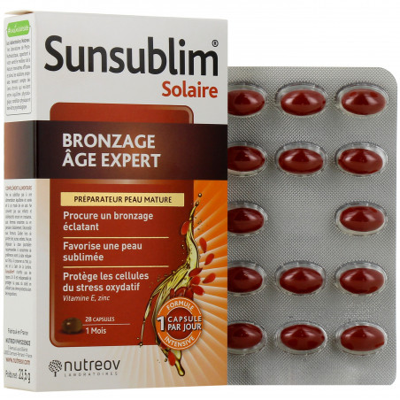 NUTREOV Sunsublim Solaire Bronzage Age Expert