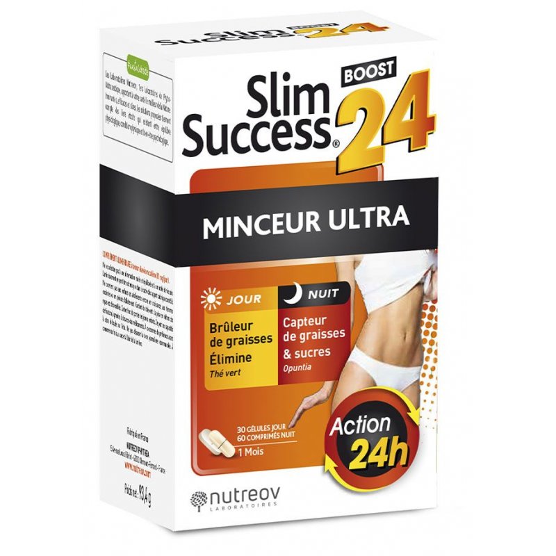 NUTREOV Slim Success Boost 24 30 Gélules Jour+60 Comprimés Nuit NUTREOV Slim Success Boost 24 30 Gélules Jour+60 Comprimés Nuit