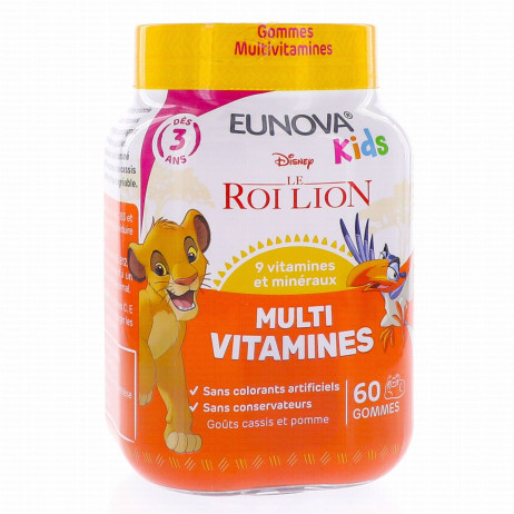EUNOVA Kids Gommes Multi Vitamines x60