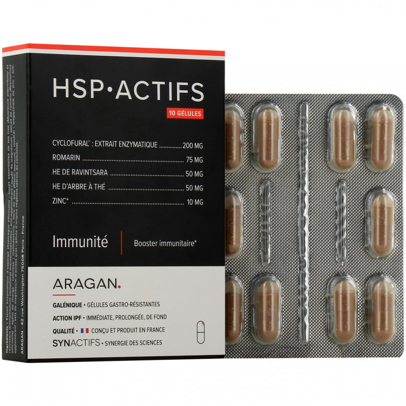 ARAGAN SynActifs HSP.Actifs Immunité 10 Gélules ARAGAN SynActifs HSP.Actifs Immunité 10 Gélules