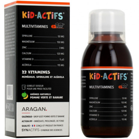 ARAGAN SynActifs Kid.Actifs Multivitamines 125ml