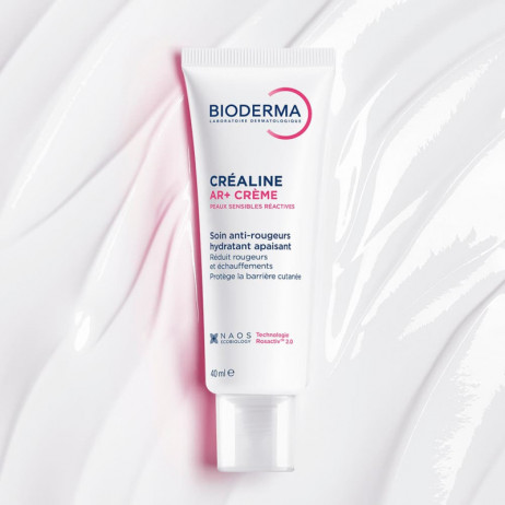 BIODERMA Créaline AR+ Crème Soin Anti-Rougeurs Hydratant Apaisant 40ml