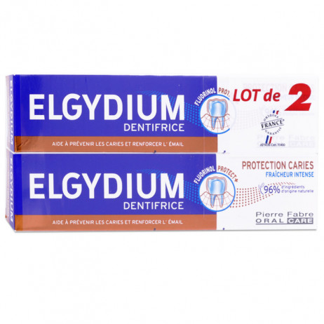 ELGYDIUM Dentifrice Protection Caries Fraîcheur Intense 75ml