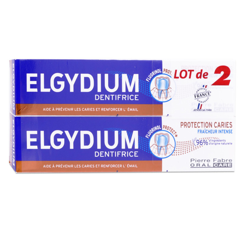 ELGYDIUM Dentifrice Protection Caries Fraîcheur Intense 75ml ELGYDIUM Dentifrice Protection Caries Fraîcheur Intense 75ml