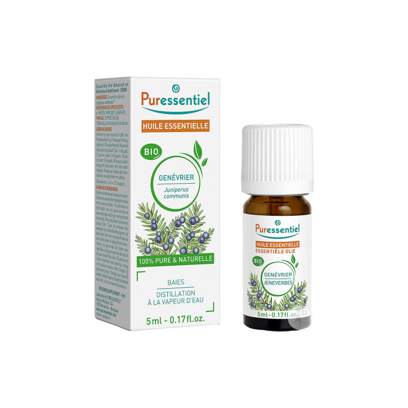 PURESSENTIEL Huile Essentielle BIO Genévrier 5ml PURESSENTIEL Huile Essentielle BIO Genévrier 5ml
