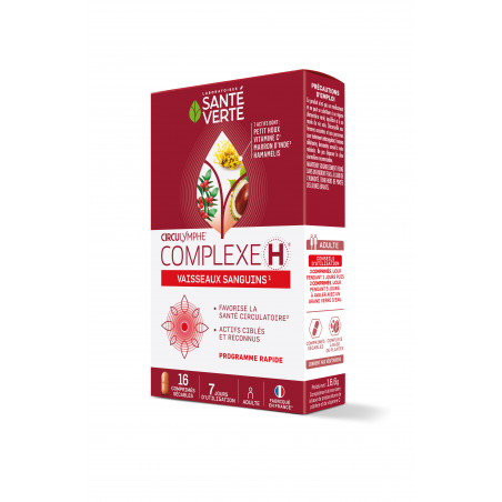 SANTE VERTE Circulymphe Complexe H Vaisseaux Sanguins 16 comprimés