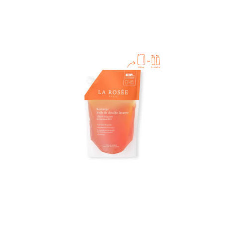 LA ROSEE Recharge Huile de Douche Lavante 800ml