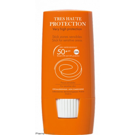 AVENE Très haute protection SPF50+ stcik zones sensibles 8g
