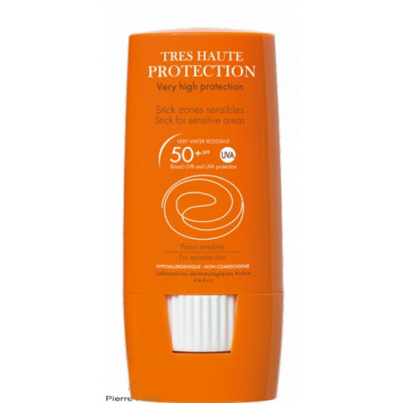 AVENE Très haute protection SPF50+ stcik zones sensibles 8g