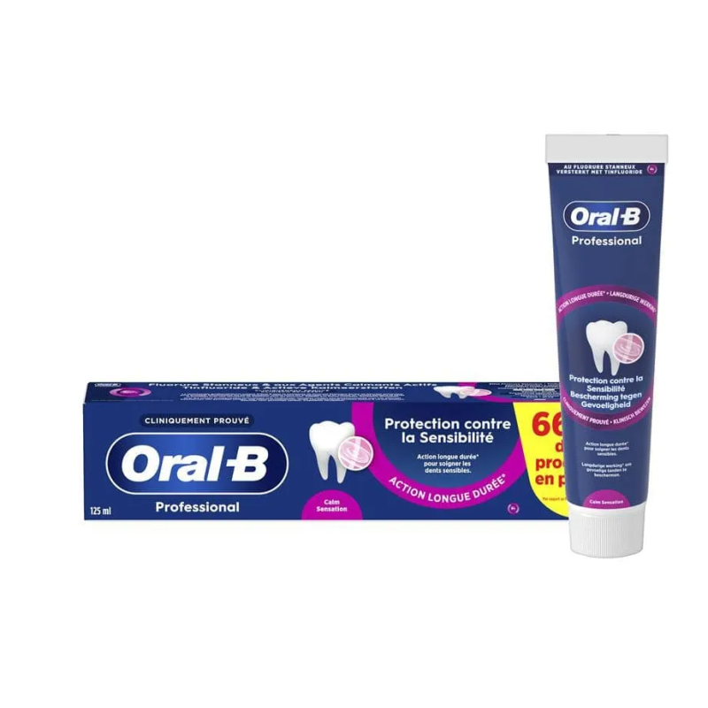 ORAL B Professionnal Dentifrice Protection contre la Sensibilité 125ml ORAL B Professionnal Dentifrice Protection contre la Sensibilité 125ml