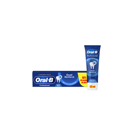 ORAL B Professionnal Dentifrice Email Renforcé 125ml