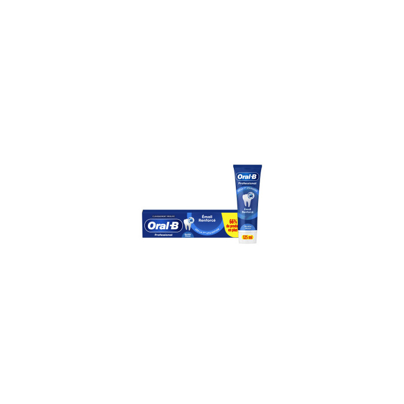 ORAL B Professionnal Dentifrice Email Renforcé 125ml ORAL B Professionnal Dentifrice Email Renforcé 125ml