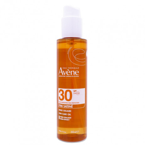 AVENE Huile Solaire Fini Satiné SPF30 Non Collant 200ml