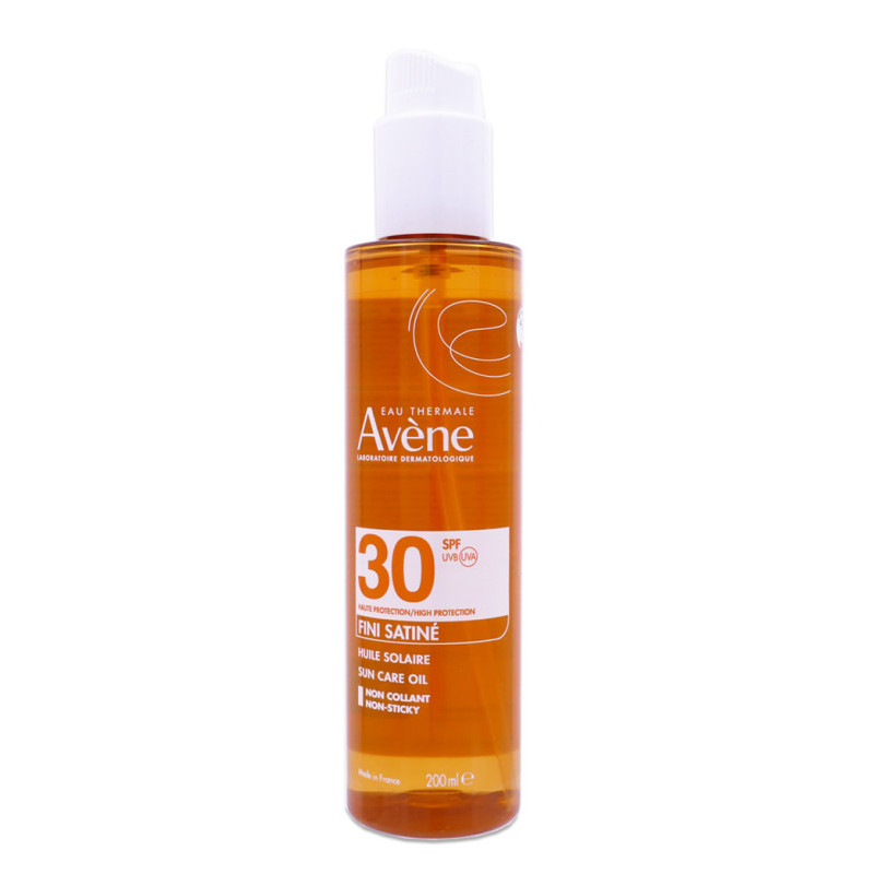 AVENE Huile Solaire Fini Satiné SPF30 Non Collant 200ml AVENE Huile Solaire Fini Satiné SPF30 Non Collant 200ml