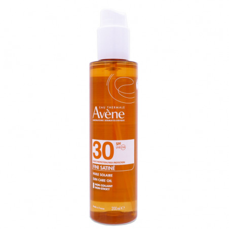 AVENE Huile Solaire Fini Satiné SPF30 Non Collant 200ml