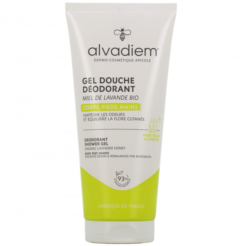 ALVADIEM Gel Douche Déodorant Corps, Pieds, Mains 200ml ALVADIEM Gel Douche Déodorant Corps, Pieds, Mains 200ml