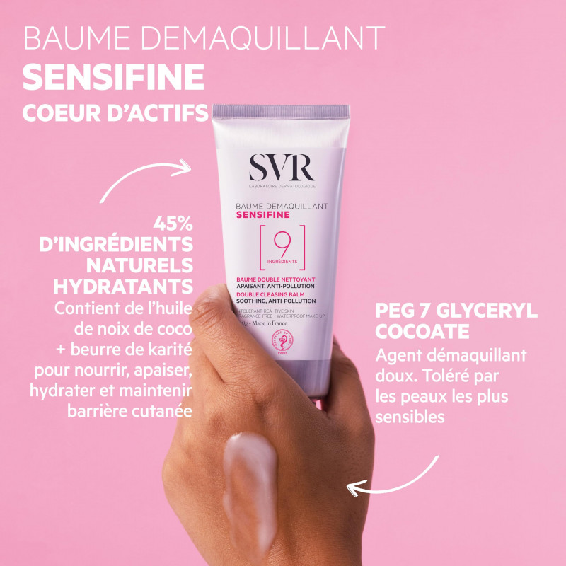 SVR Sensifine [9] Baume Démaquillant Nettoyant Apaisant 200g